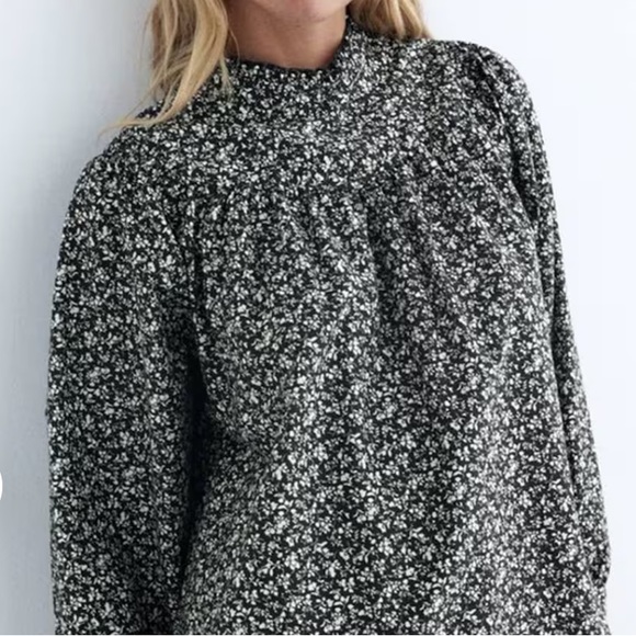 PRINTED POPLIN DRESS FROM ZARA - Picture 3 of 3